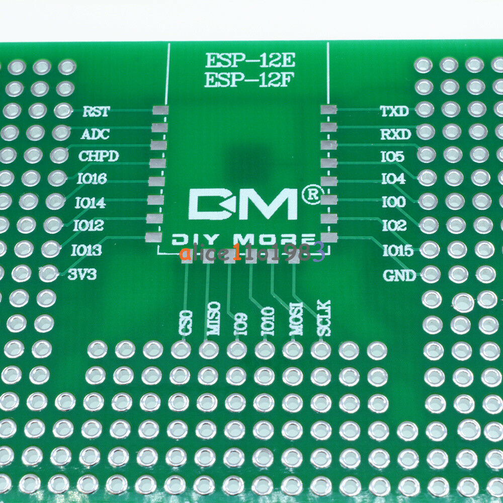 5X7CM Prototype PCB Breadboard For ESP8266 ESP-12E ESP-12F ESP32 ESP-32S Relay