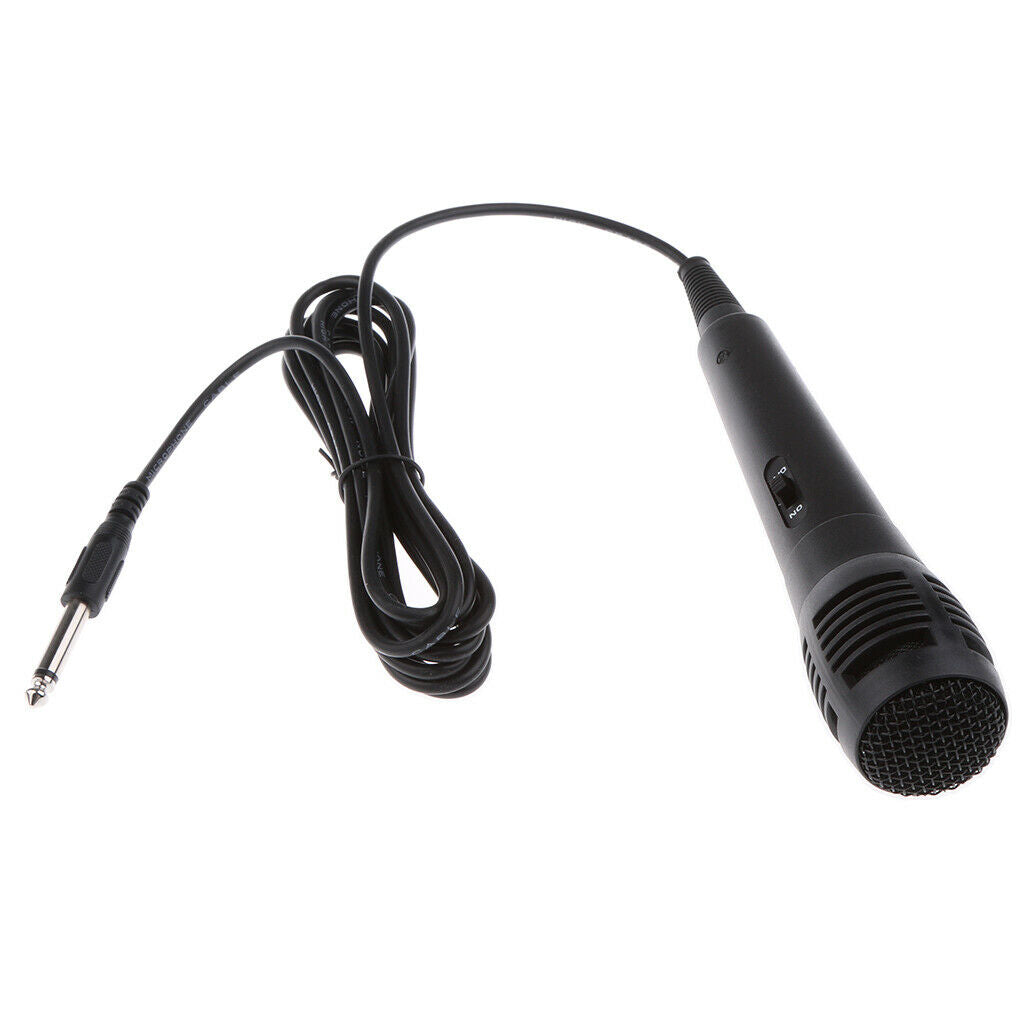 Handheld 6.35mm Vocal Dynamic Microphone Wired Mic for KTV Voice Recording