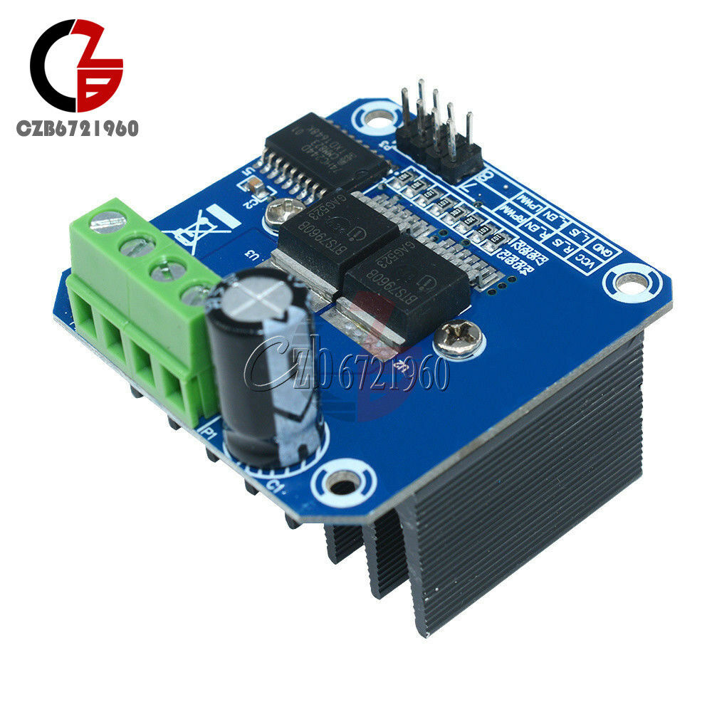 DC 43A Double BTS7960B Stepper Motor Driver H-Bridge PWM for Arduino Smart Car