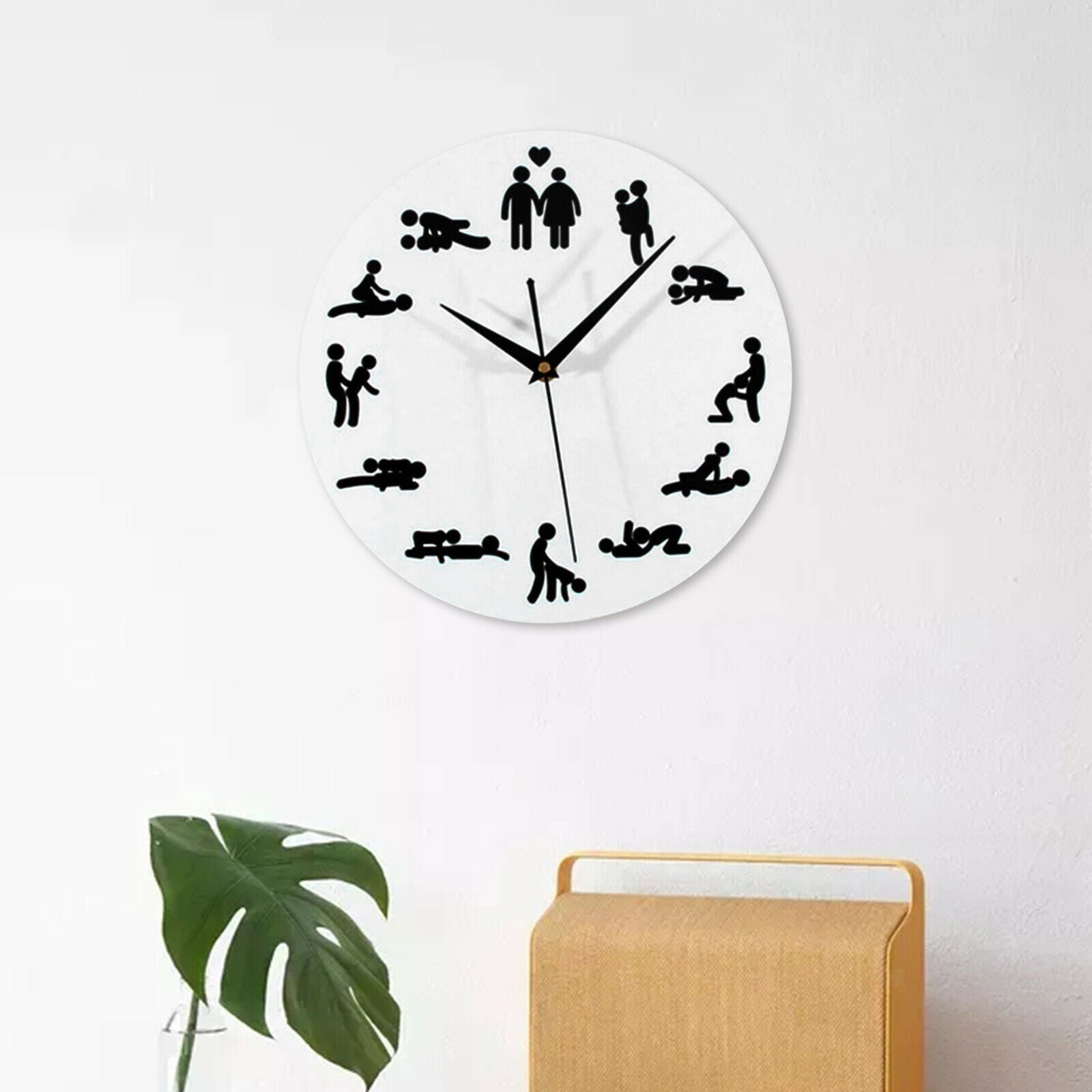 Large Wall Clock Wall Hanging Clock Bedroom Bar Home Decorative Ornament
