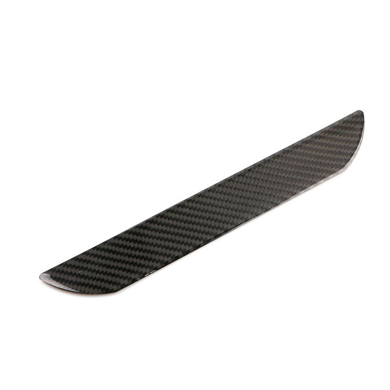 4PCS Car Carbon Fiber Front Rear Door Sill Pedal Cover Panel Protector Strip Kit