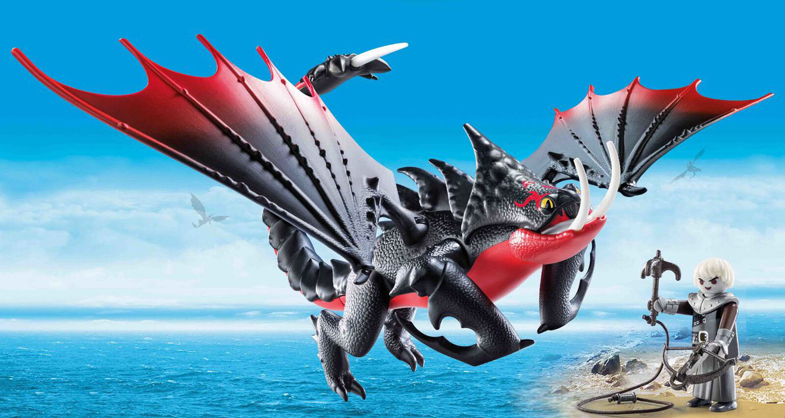 70039 Playmobil Dragons Deathgripper with Grimmel 11pcs Dreamworks Age 4yrs+