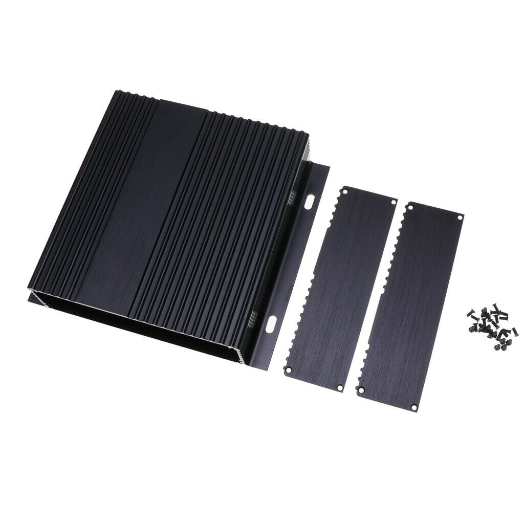 Extruded Aluminum Enclosure PCB Box Case Profile Housing 6.61 x 1.69 x 5.91 inch