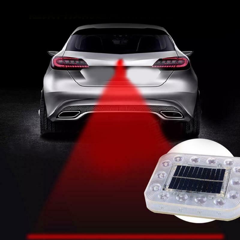 Waterproof Solar Powered LED Magnetic Induction Strobe Lamp Warn Flashing Light