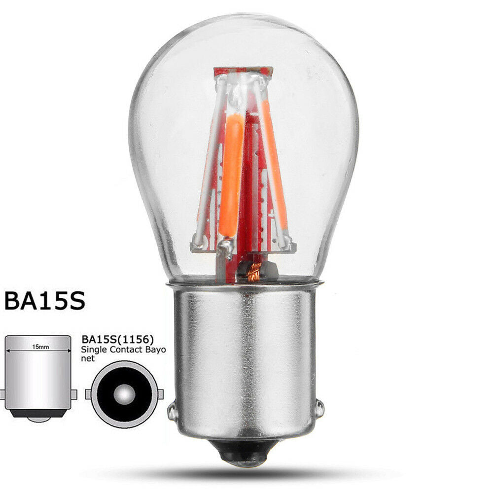 1x 4LED 21/5W Filament 1156 BA15S Car Reverse Backup Tail Stop Brake Light Bulb