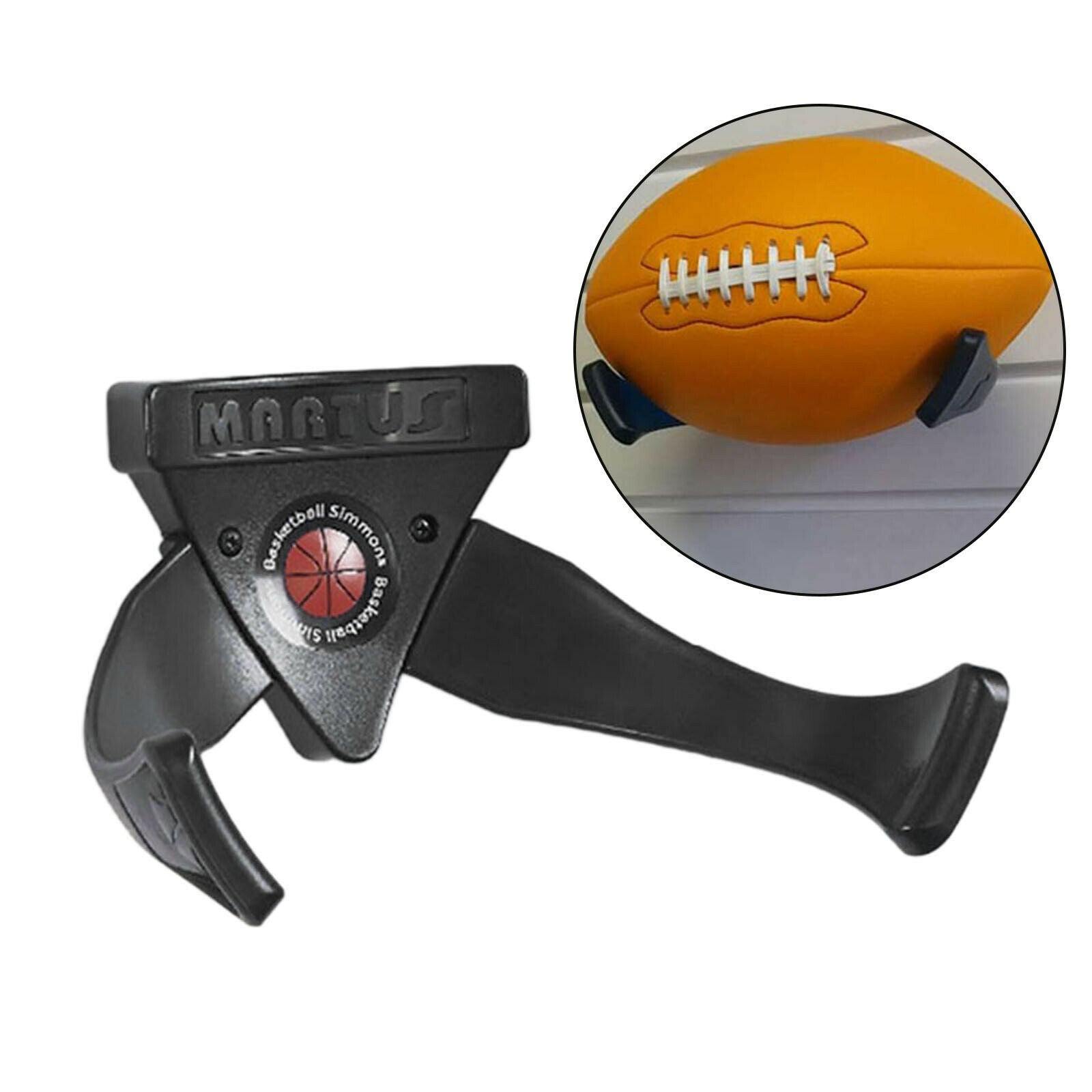 Sports Ball Holder Rack Claw Design Basketball Wall Storage for Soccer Rugby