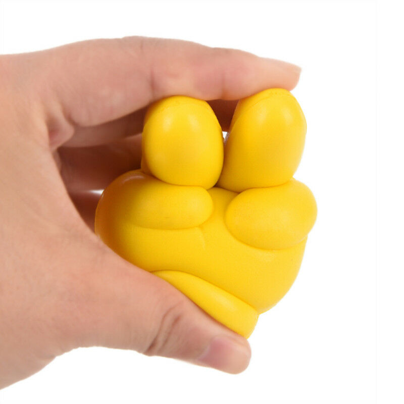 Cute Victory Finger Car Antenna Topper Eva Decorative Car Topper Balls Yel.l8