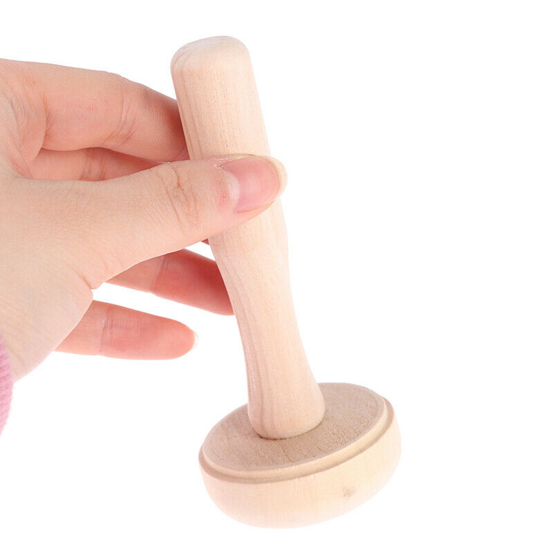 Wooden Mushroom Roller Paper Printing Ink Rubbing Use Art Craft Printmaki.l8