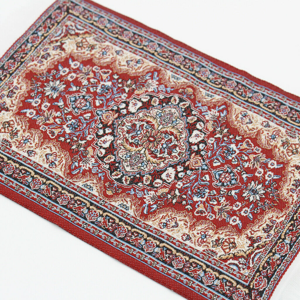 2 Pieces Handmade Miniatures Carpet Turkish Style
