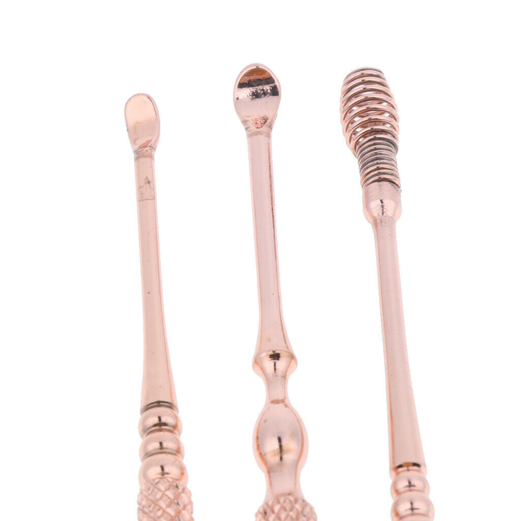 3pcs / Set Stainless Steel Ear Cleaner Wax Cleaner Tools