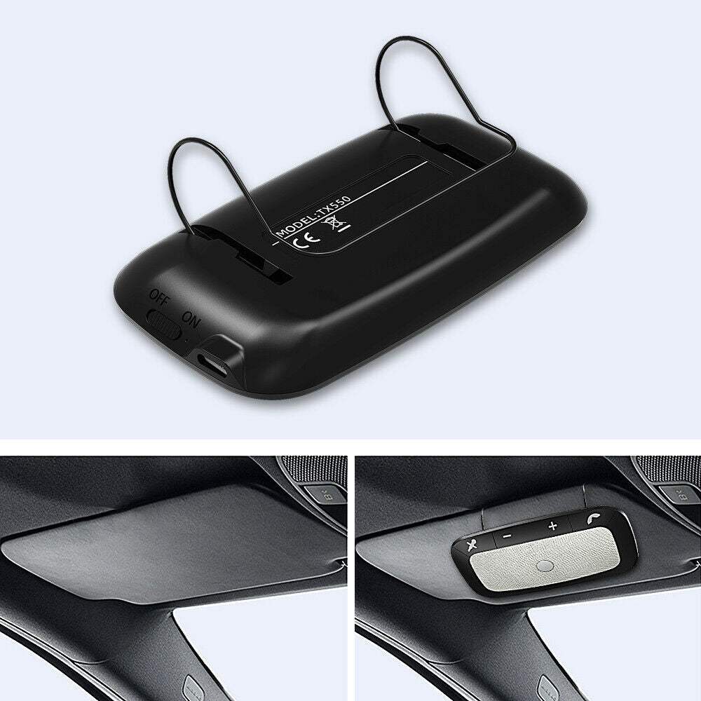 Wireless Bluetooth 5.0 Audio Receiver Speakerphone MP3 Player Car Kit Handsfree