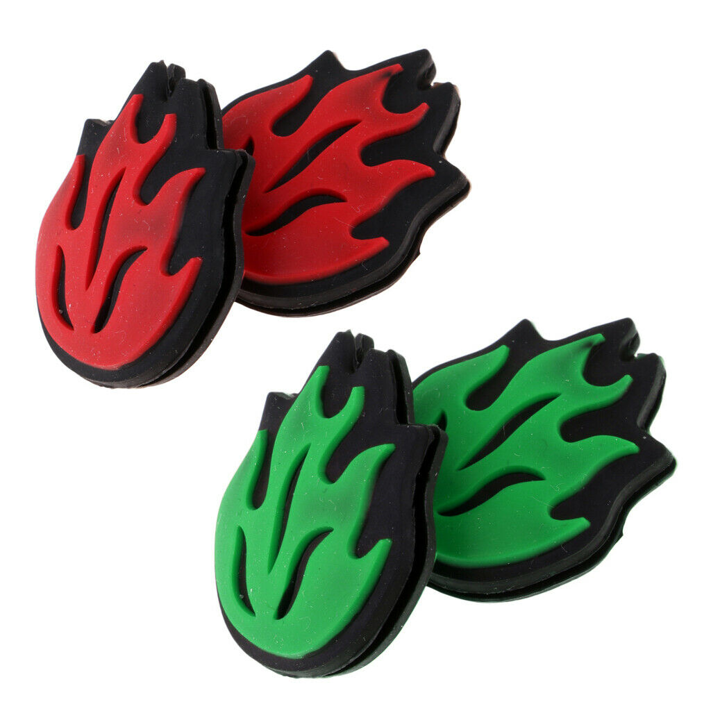 4 Pcs Personalized Tennis Shock Absorbers Silicone Racquet Vibration Dampeners