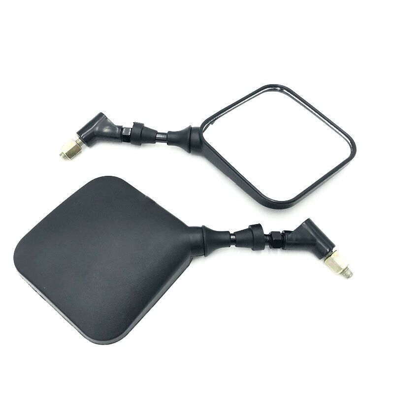 2x Motorcycle Bikes Rearview Side Mirror Scooter Large field of view 8mm Thread