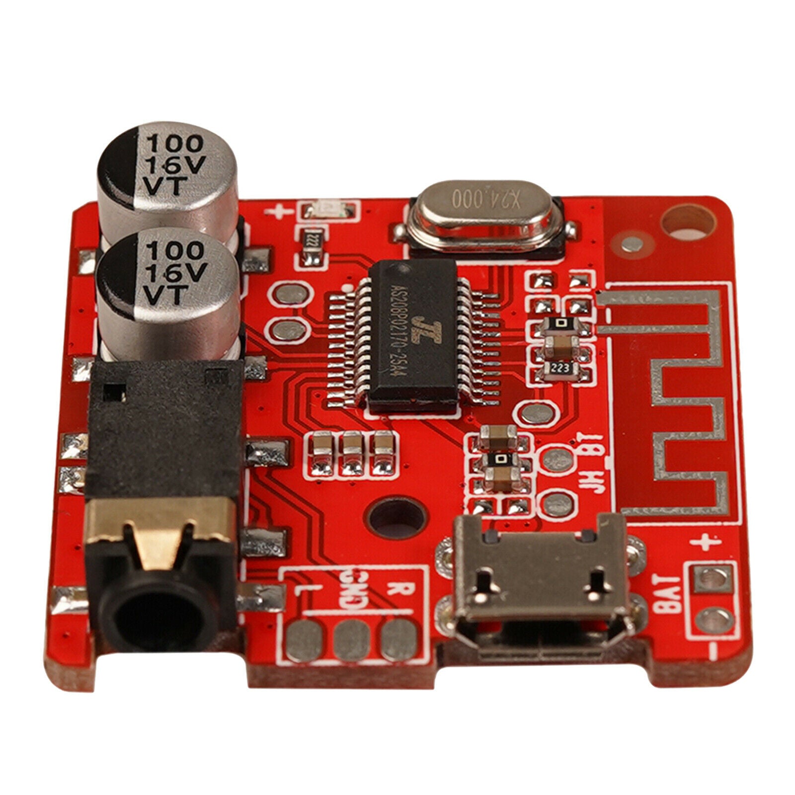 Bluetooth Receiver Board Decoder Board Music Module SNR 90dB THD+N -70dB red