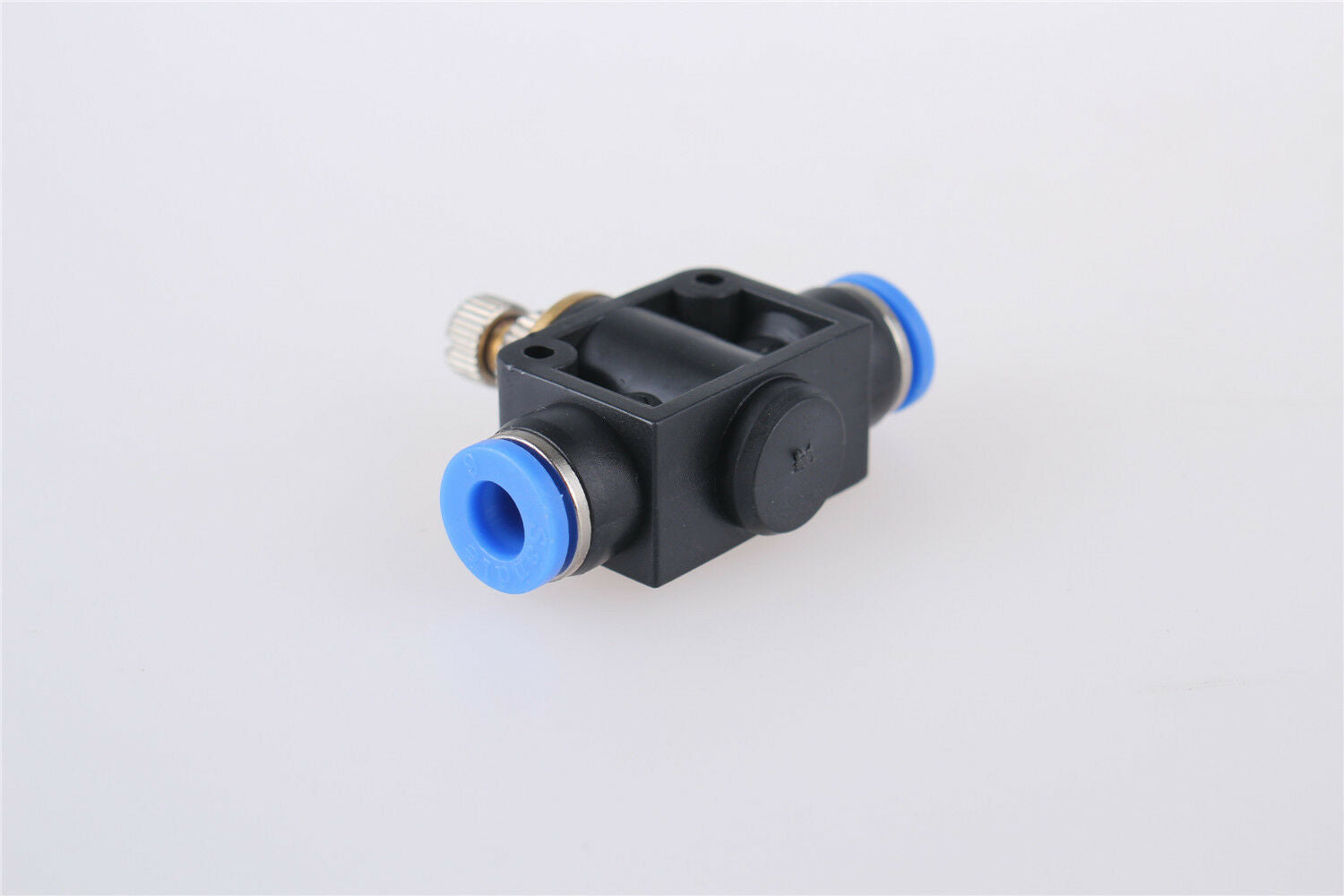 Air Flow Pneumatic Speed Control Valve Tube Outer Diameter 4 Mm PushIn Connector