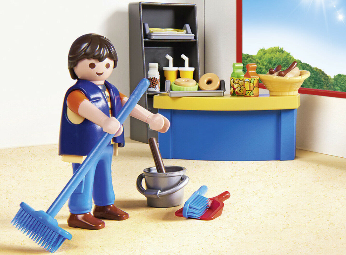 9457 Playmobil School Janitor with Tool Box City Life Suitable for ages 5 years