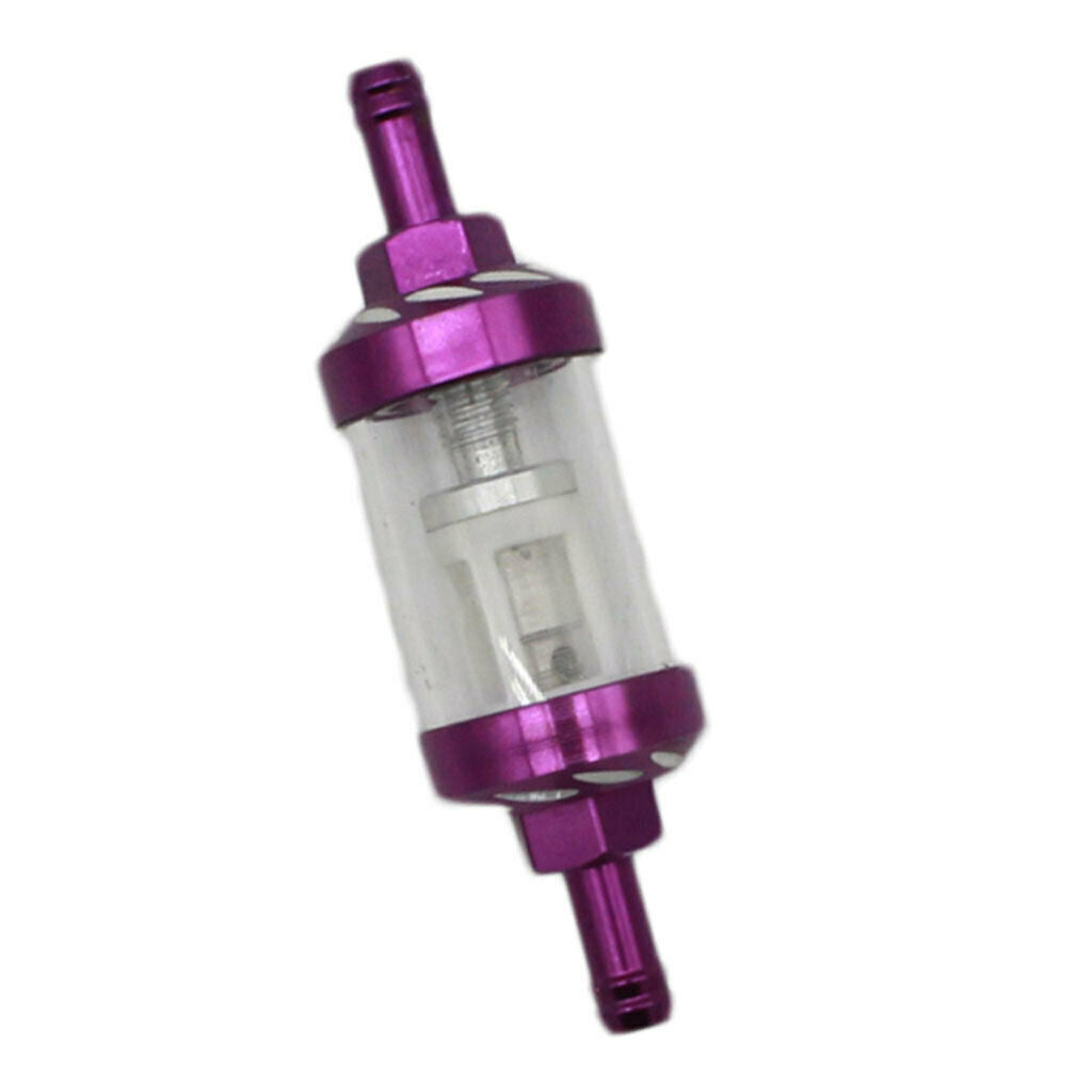 8mm Universal Motorcycle Gas Fuel Filter Cleaner 5/16" Pit Dirt Bike