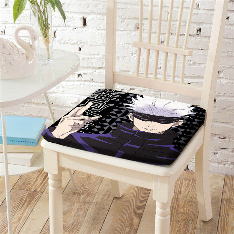 Anime Jujutsu Kaisen Gojo Satoru Double Sided Printing Cushions Seat Cushion