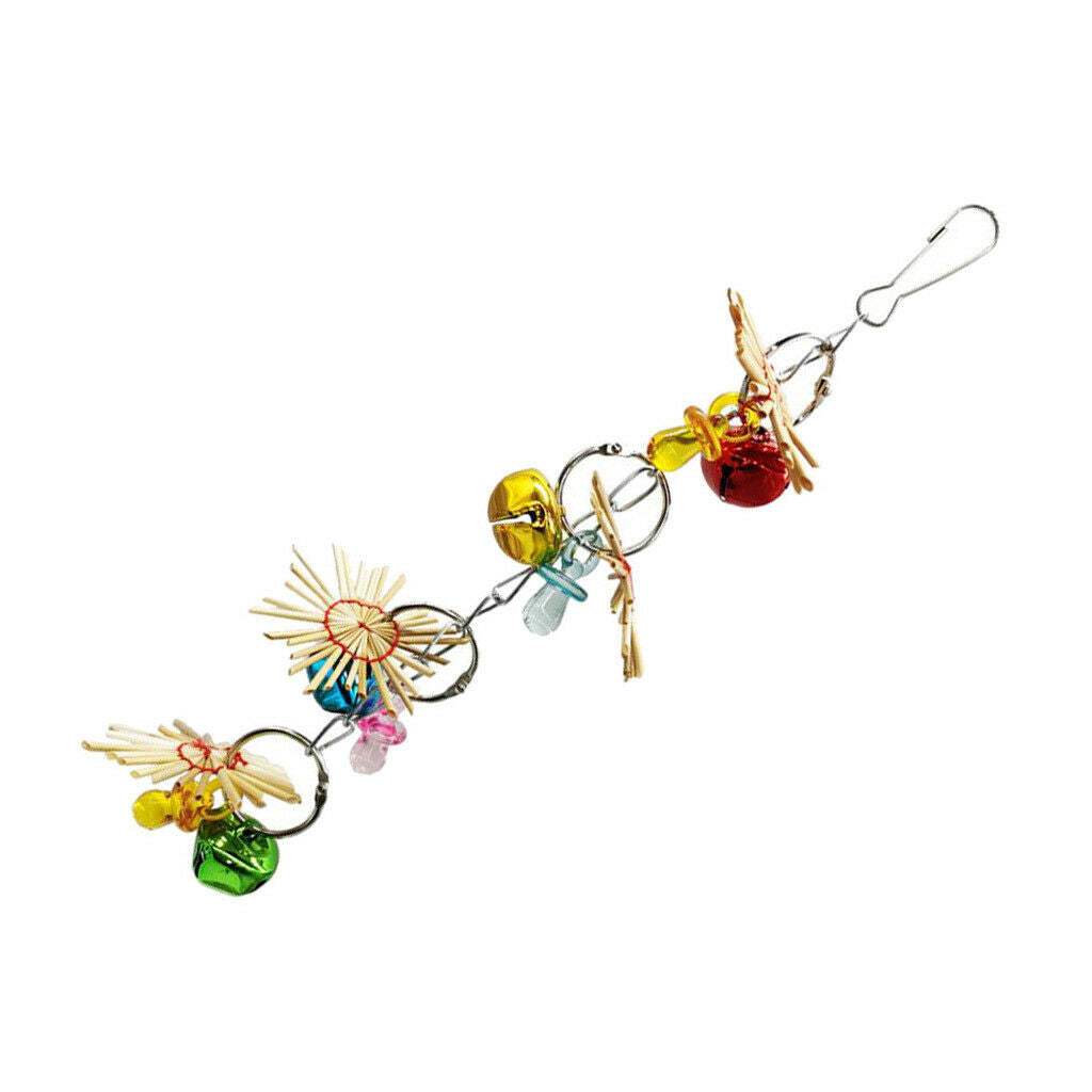 Birds Parrots Natural Woven Straws Toys Birds Chew Toys Bird Finches Macaws