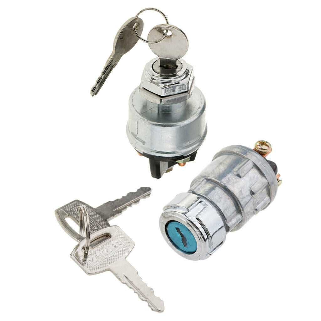 2x Forklift Truck Universal Replace Ignition Key Switch  Position Type