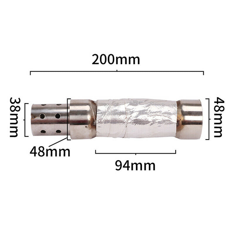 38-48MM Motorcycle Bikes Exhaust Silencer Baffle Insert Muffler Pipes DB Killer