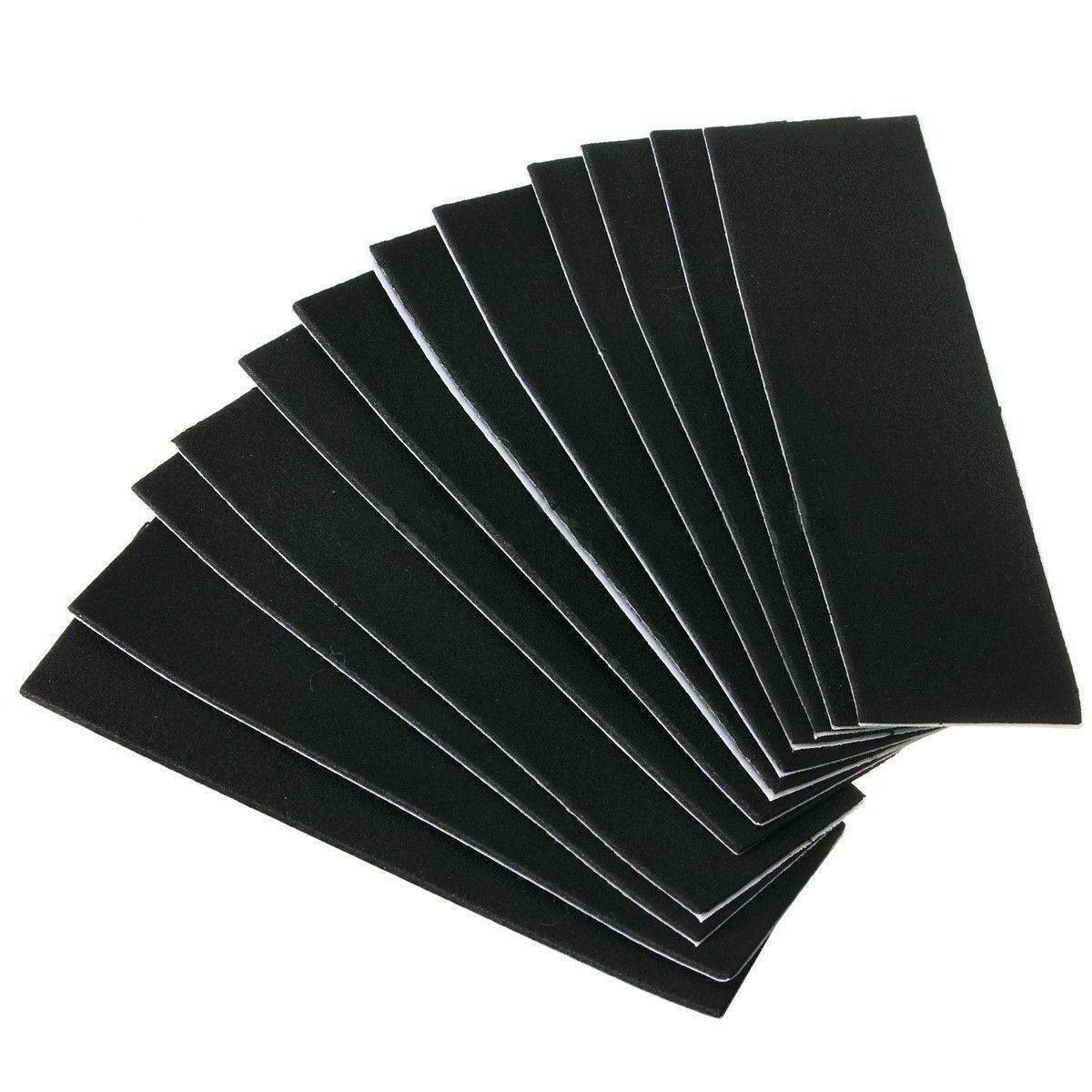 12x Bulk Foam Grip Tape Self-adhesive Stickers 110x35mm for Wooden Fingerboard +