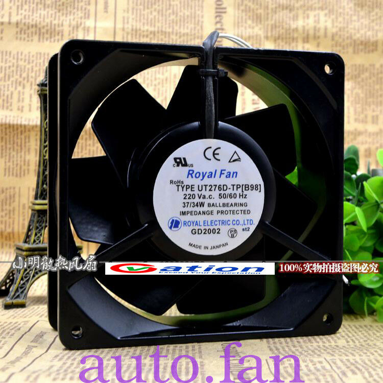 1pc Royal Fan UT276D-TP [B98] 220V 37 / 34W Cooling fan 140*140*50mm