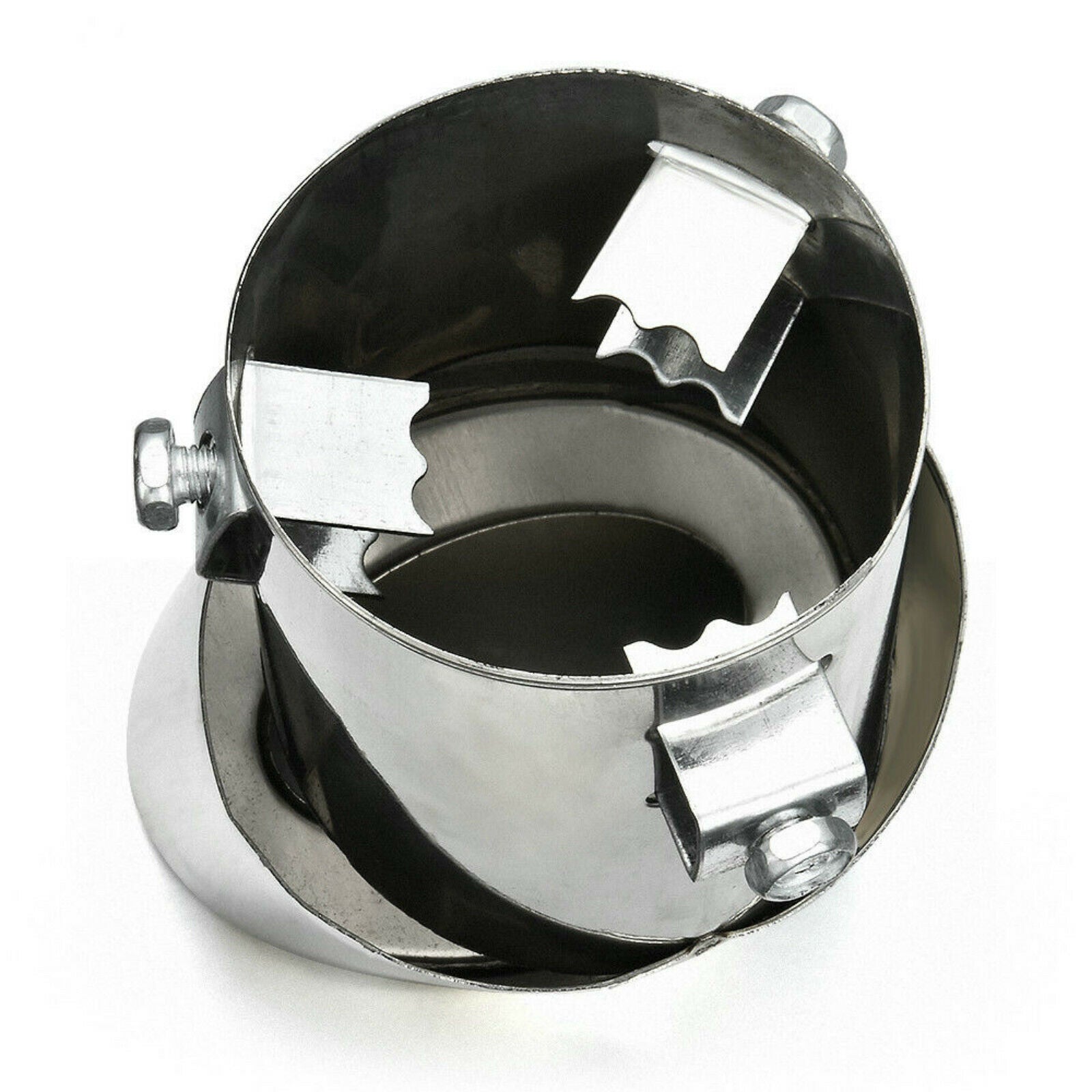 Car Round Stainless Steel Chrome Exhaust Tail Muffler Tip Pipe Auto Universal
