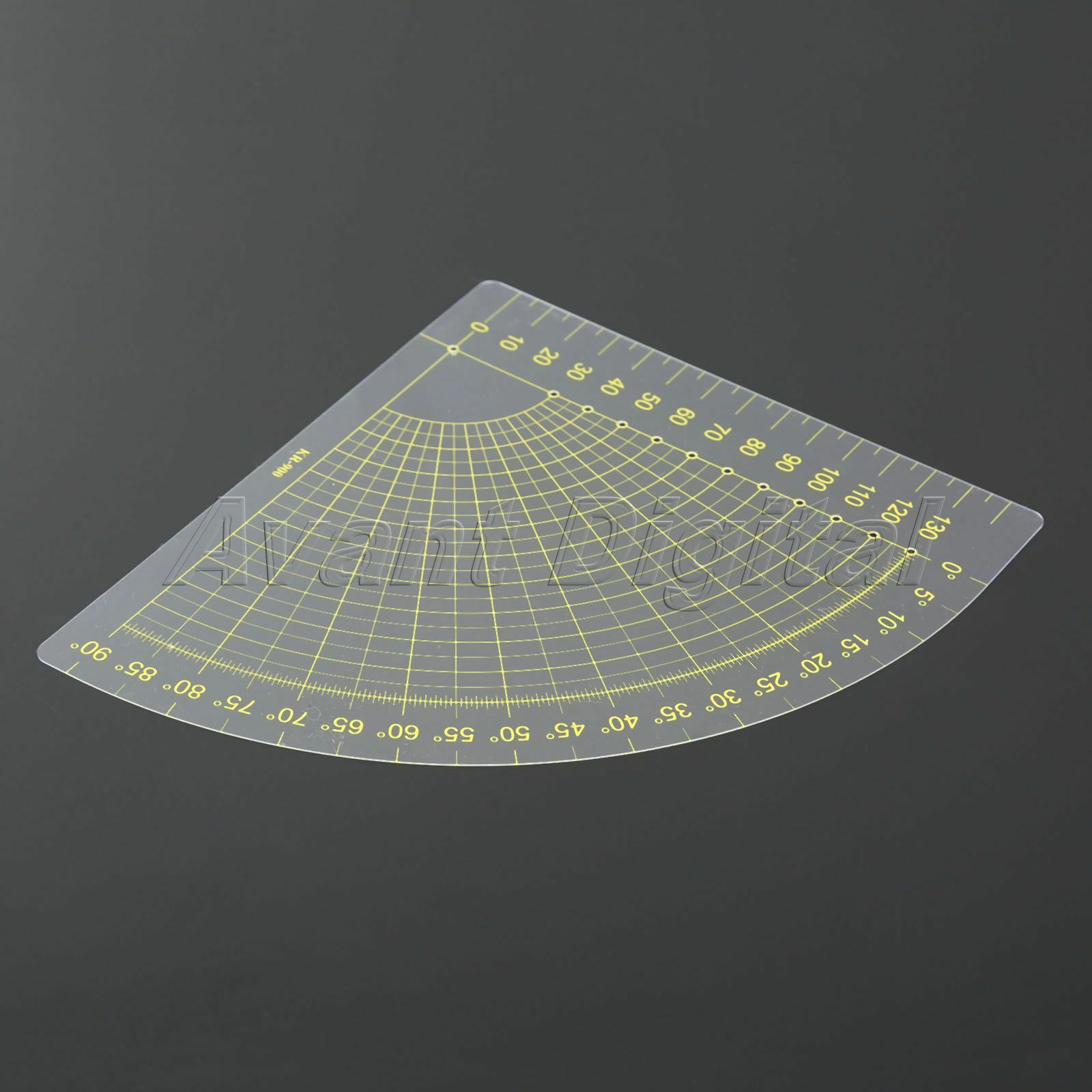 1pc Circle Fan Foot Seam Ruler Tailor Sewing Tool Quilting Patchwork Scrapbook