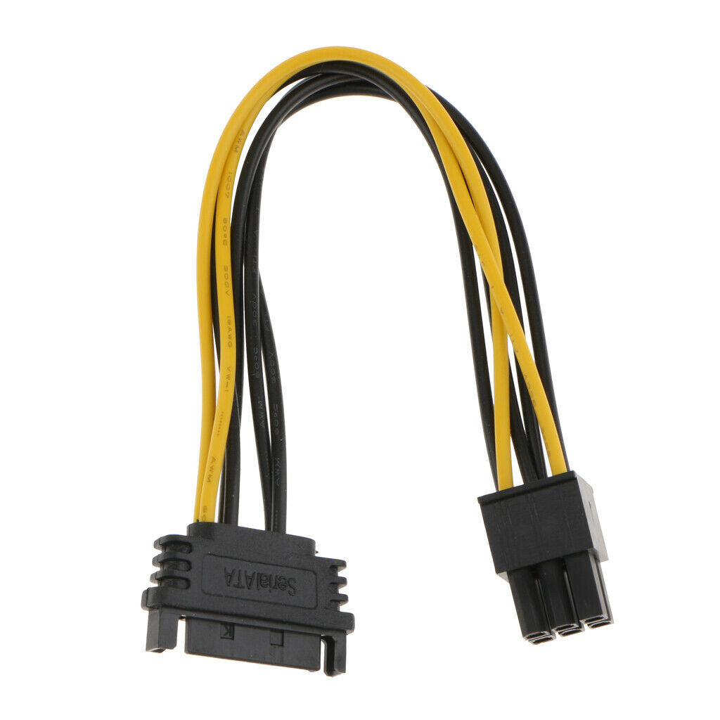 VER006C 1x To 16x GPU Extender Riser Card 6 PIN SATA Adapter Cable USB 3.0