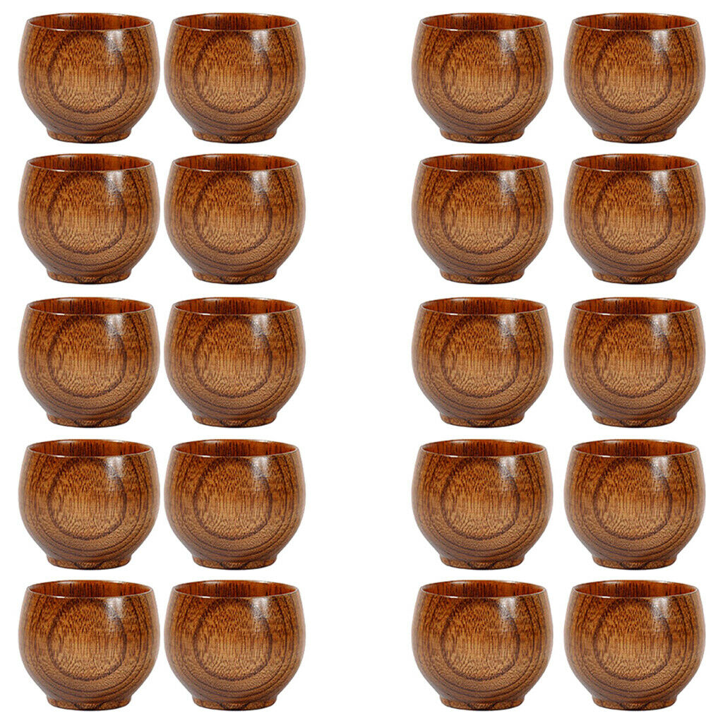 Wooden Beer Mugs Tea Coffee Milk Travel Mug Eco-Friendly Big Mug Tableware