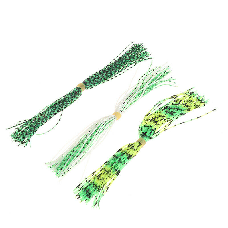 12 Bundles Mixed Color Silicone Skirts for Lures Squid Skirts Fly Tying Mate DF