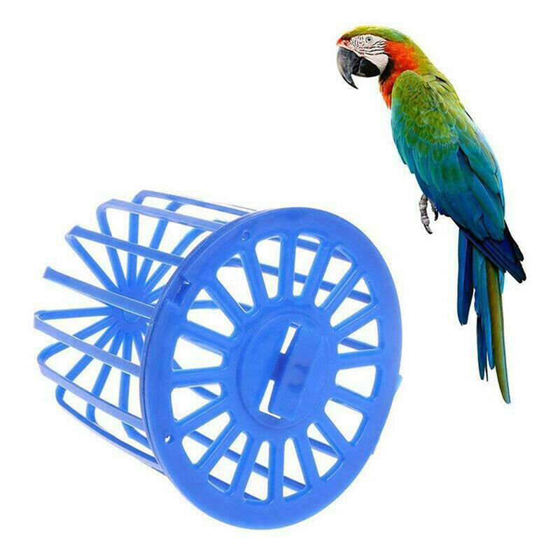 Pet Bird Parrot Feeder Cage Fruit Vegetable Holder Basket Cage New Hangi.l8