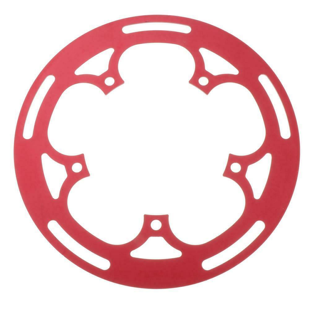 Folding Bike MTB Bicycle Chainwheel 52/53T Plate Single Chainring 130BCD Red