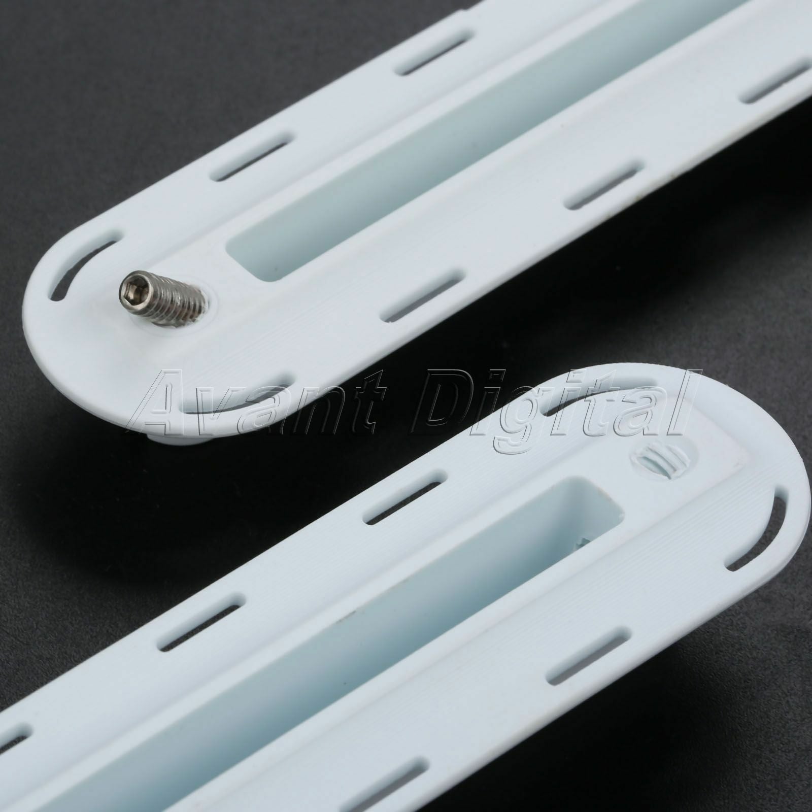 1set White Durable Surfboard Tri Fins Box Surfboard Fins Plugs for Future White