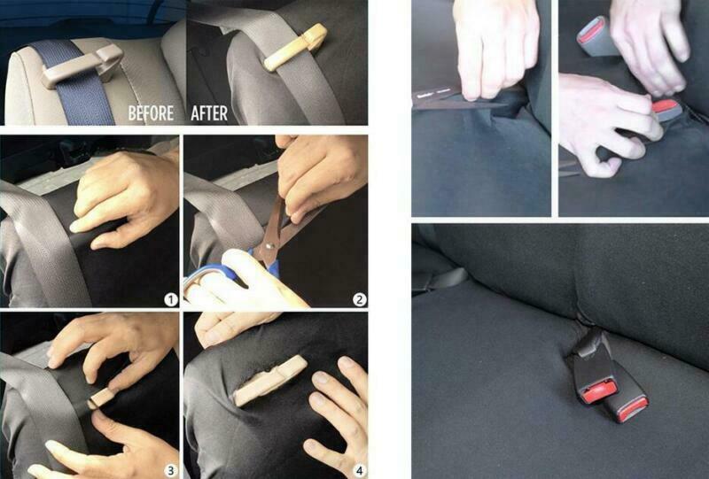 9PCS Classic Washable Embroidery Auto Car Seat Cover Cushion Full Set Front+Rear