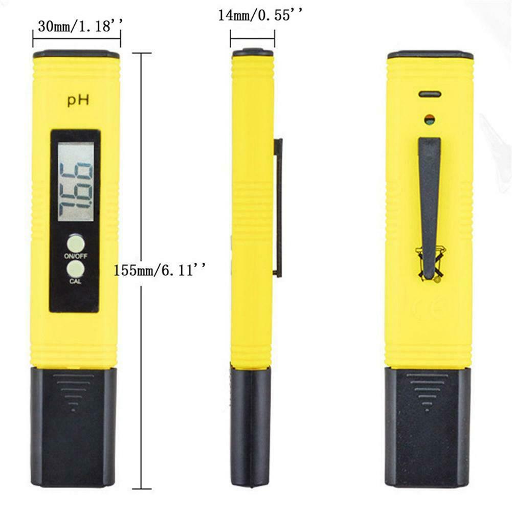 Portable Pro Digital LCD Pen PH Meter Tester Aquarium Pool Water Wine Monitor US
