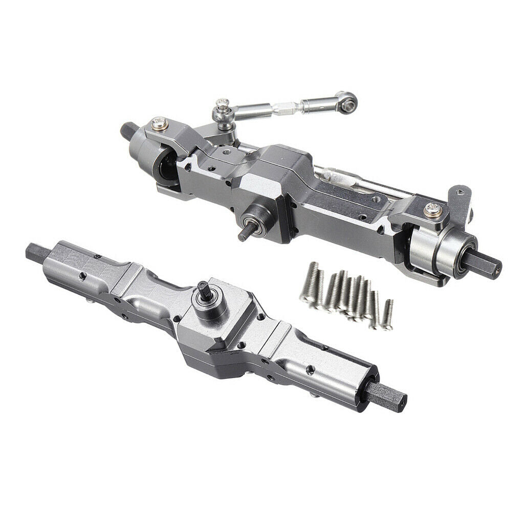 RC Metal Front and Rear Axle For WPL 1/16 Military Truck RC Truck Parts Accs