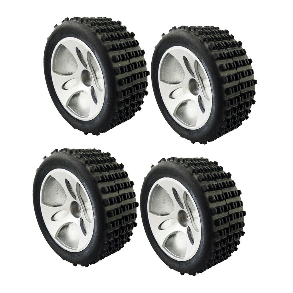 4X A959-01 Wheel Tire Tyres for Wltoys A959 1/18 Scale Remote Control Car Truck