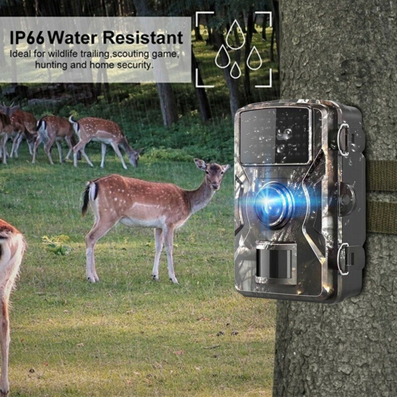 Hunting Trail Camera 1080P Infrared Wildlife Scouting Cam Night Vision IP66