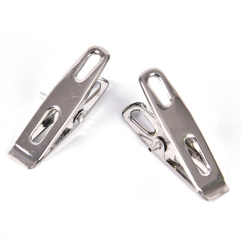20X Stainless Steel Clothes Pegs Laundry Metal Clamps Metal Hanging Pins C.l8