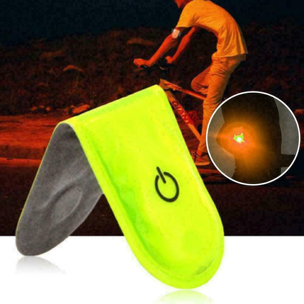 Night LED Flashing Safety Reflective Light For Cycling TI Running M5B P9W9