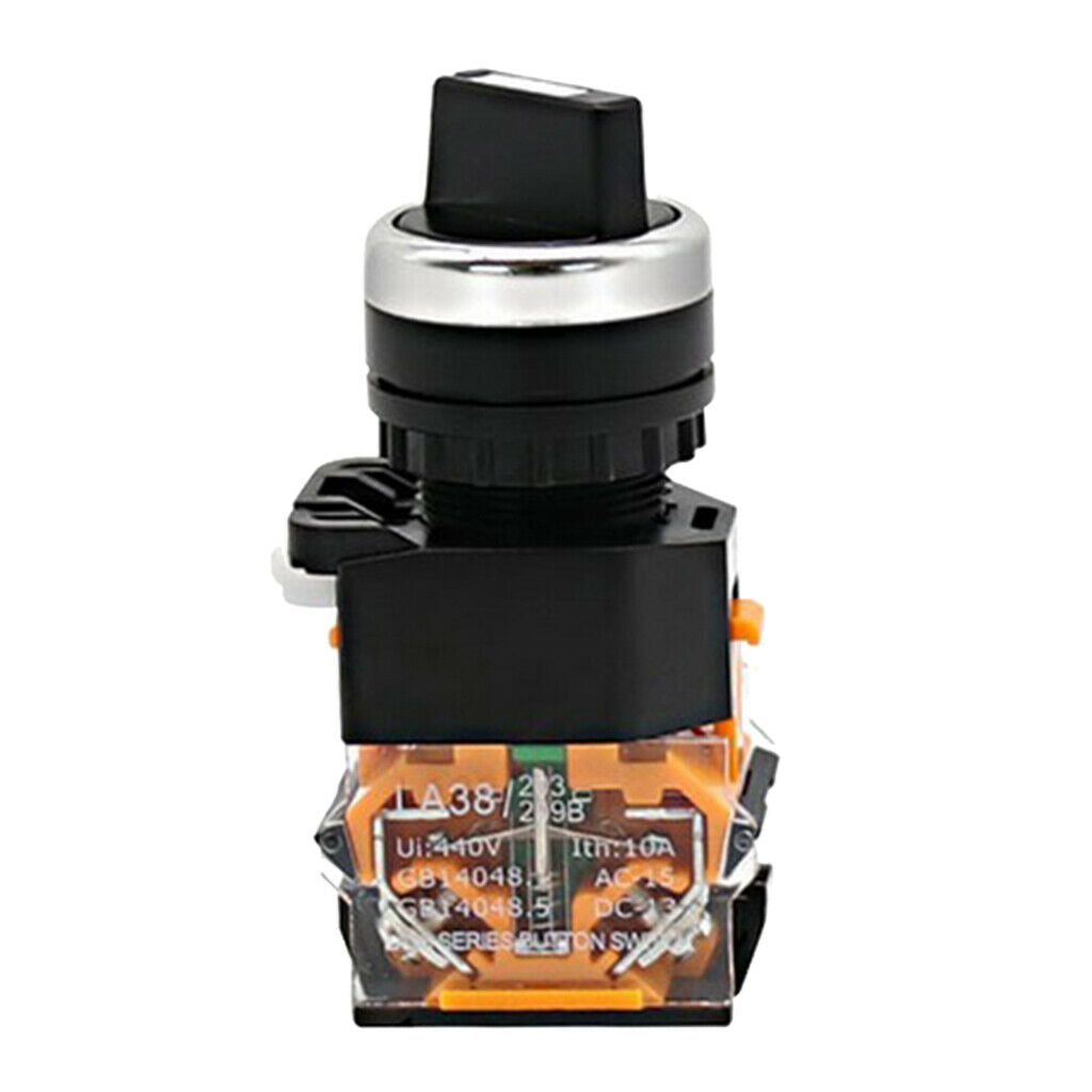 22mm Rotary Switch Two Lock Button Switches