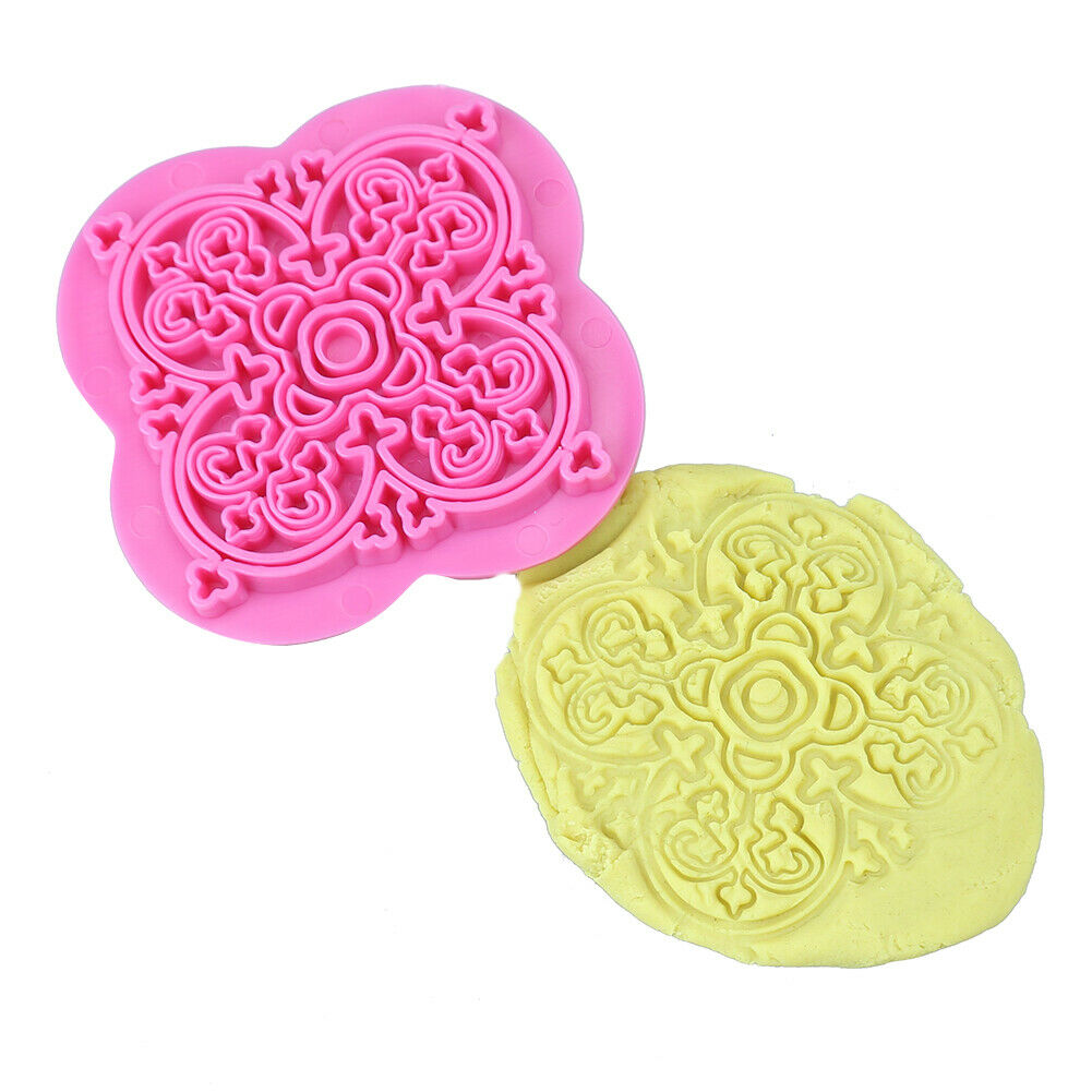 5pcs Snowflake Pattern Cutter Mold Sugarcraft Fondant Cake Decorating Tools @