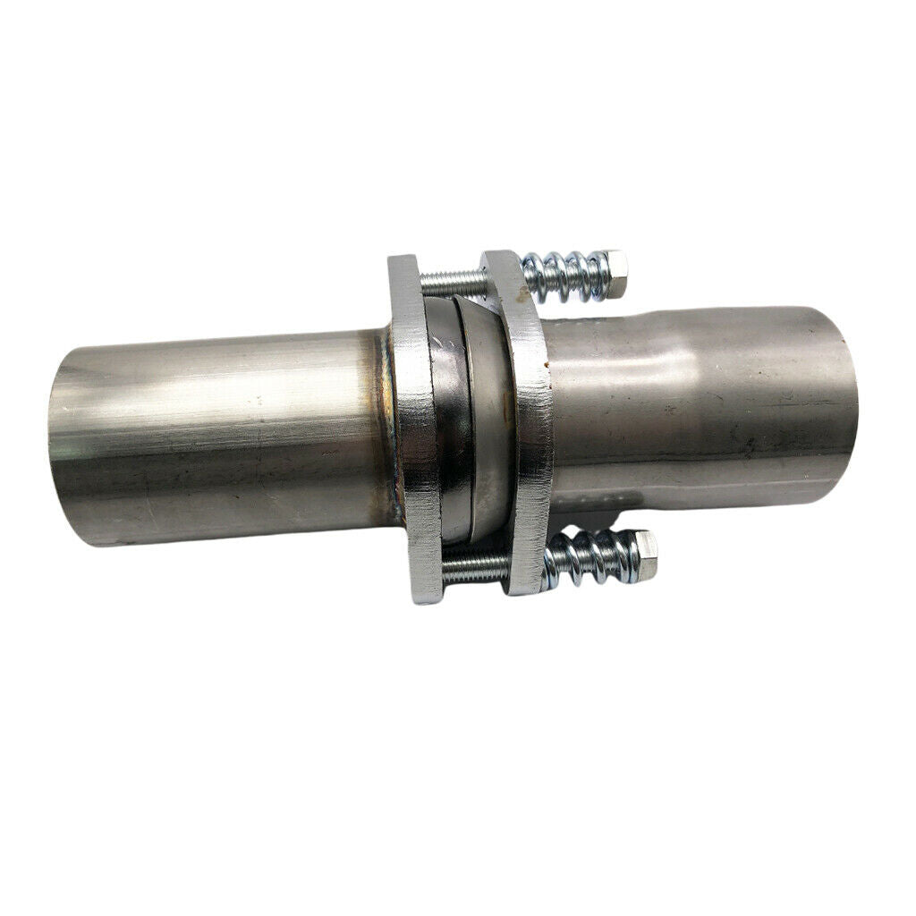 2.5" ID Stainless Exhaust Spherical Joint Spring Bolt Flange Pipe Repair