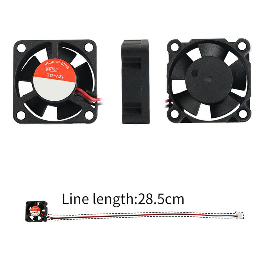 Brushless Blower Cooling Fan DC12V 30 x 30 x 10mm Sleeve Bearing Mute Turbo LIN