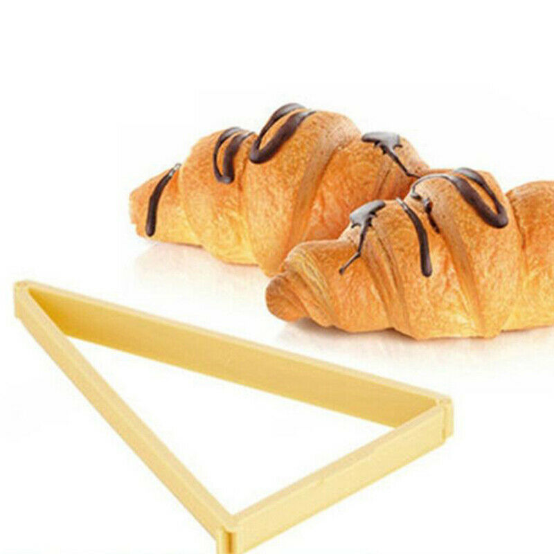 Plastic Croissant Cutters Bread Triangle Line Mold Kitchen Gadgets Access.l8