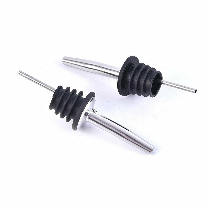 Stainless Steel Liquor Spirit Pourer  Wine Bottle Pour Spout Stopp.l8