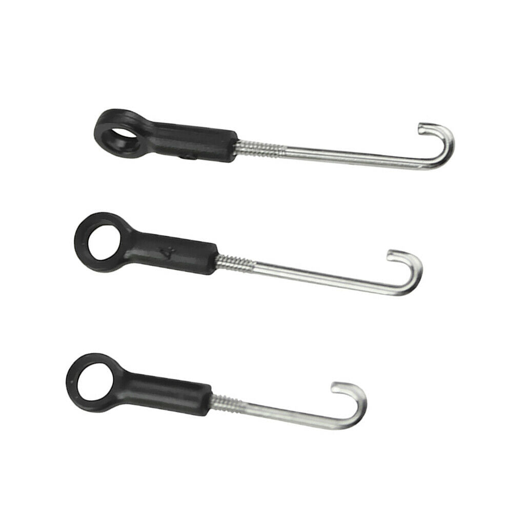 3Pcs Black Connecting Rod Linkage for Wltoys XK K130 RC Racing Drone Replacement