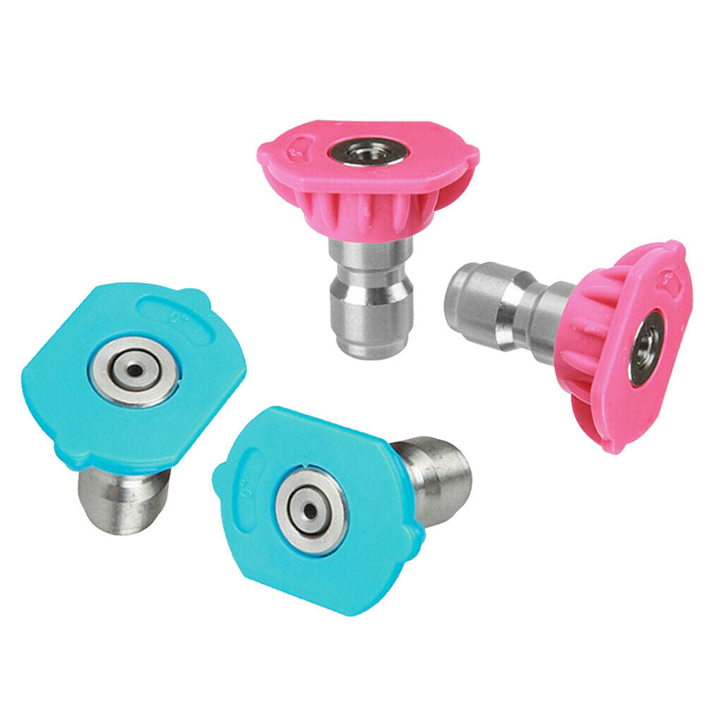 4x Soap & Rinse Jet Second Story Nozzle Tips For Power Washer Tool Set Kit